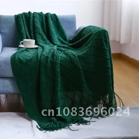

Plaid Bedspread for Sofa Blanket Decorative Bed Blankets Minky Blankets for Adults