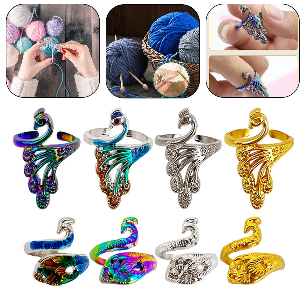 Adjustable Size Yarn Ring Cat Ears Crochet Ring Beginner Knitting Crocheting Loop Thread Wrapped Rings Tension Regulator Tool
Adjustable Size Yarn Ring Cat Ears Crochet Ring Beginner Knitting Crocheting Loop Thread Wrapped Rings Tension Regulator Tool