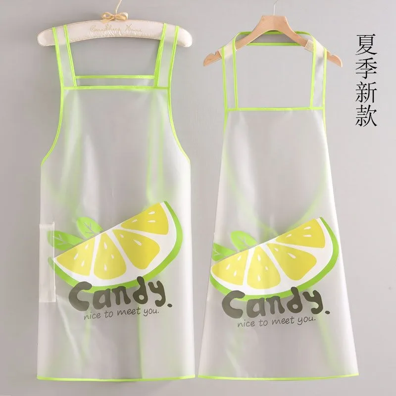 Transparent TPU Fruit Pattern Apron Waterproof Cooking Aprons Anti-oil Sleeveless Bib For Baking Kitchen Cleaning Household Tool
Transparent TPU Fruit Pattern Apron Waterproof Cooking Aprons Anti-oil Sleeveless Bib For Baking Kitchen Cleaning Household Tool