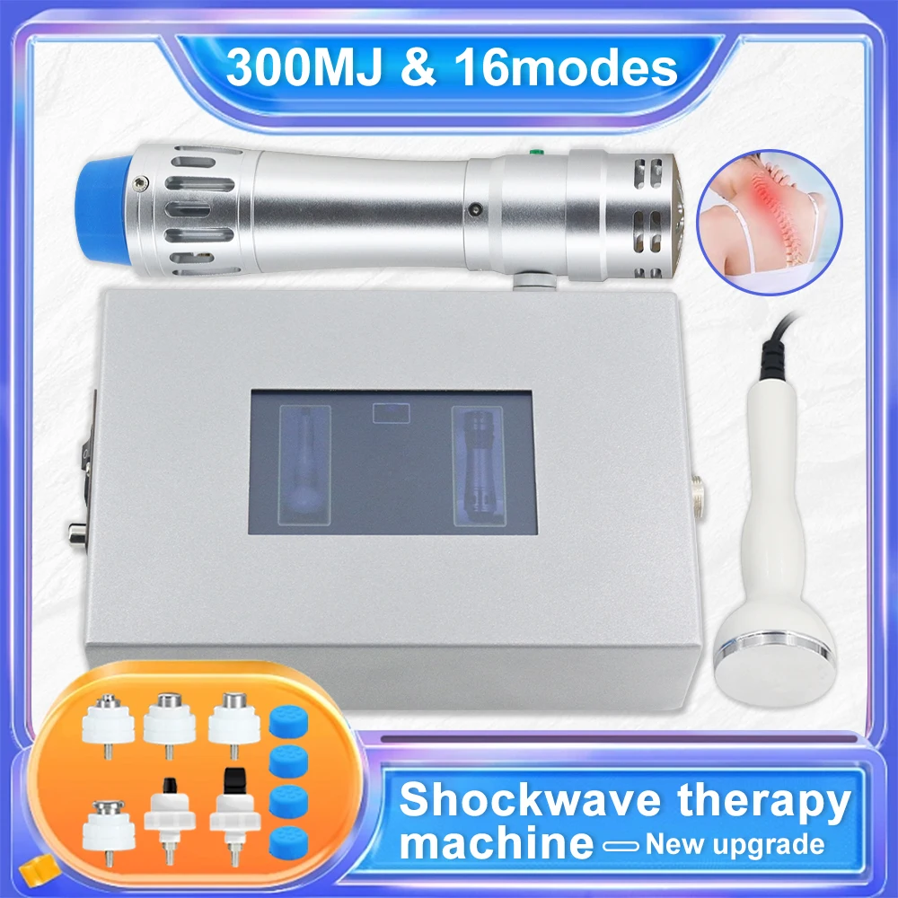 

300MJ Shockwave Therapy Machine Ultrasound Effective Limbs Pain Relief Massage ED Treatment Professional Shock Wave Massager New