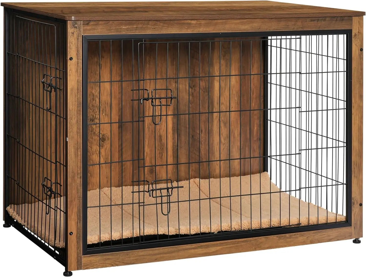 DWANTON Dog Crate Furniture with Cushion, XL Wooden Crate with Double Doors, Large Crate Furniture, Kennel Indoo
DWANTON Dog Crate Furniture with Cushion, XL Wooden Crate with Double Doors, Large Crate Furniture, Kennel Indoo