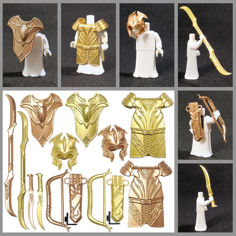 5PCS/SET Middle Ages Knights Elf Weapon Shield Sword Spear For 4cm Mini Dolls Building Blocks Brick MOC Toys For Kid
5PCS/SET Middle Ages Knights Elf Weapon Shield Sword Spear For 4cm Mini Dolls Building Blocks Brick MOC Toys For Kid