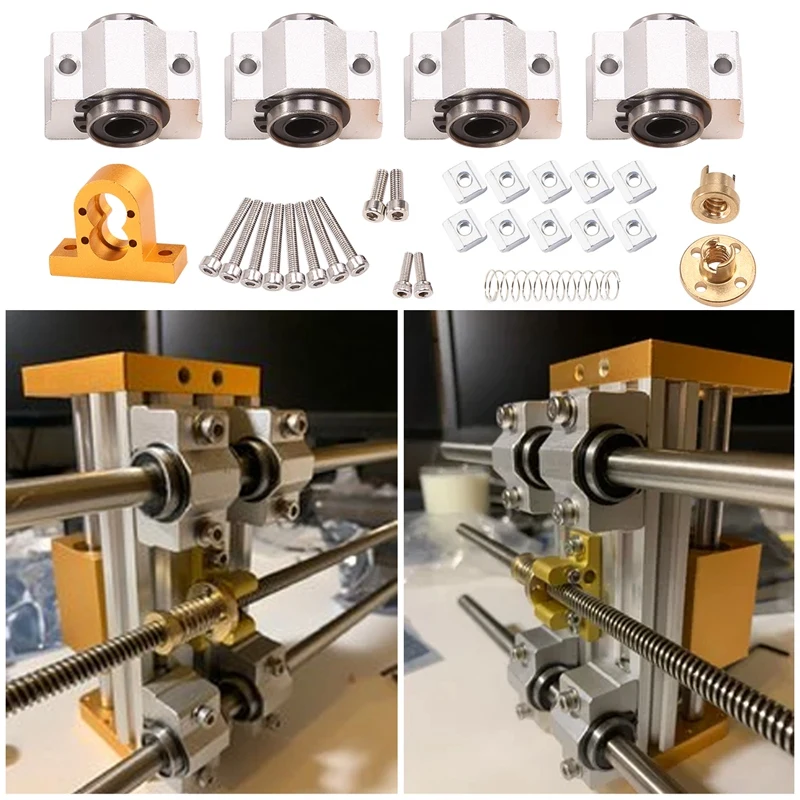 CNC 3018 SCV12VUU Bearing 12Mm 10Mm For CNC3018 T8 Screw Lead 4Mm Diameter 12Mm For CNC Machine Xaxis Update
CNC 3018 SCV12VUU Bearing 12Mm 10Mm For CNC3018 T8 Screw Lead 4Mm Diameter 12Mm For CNC Machine Xaxis Update