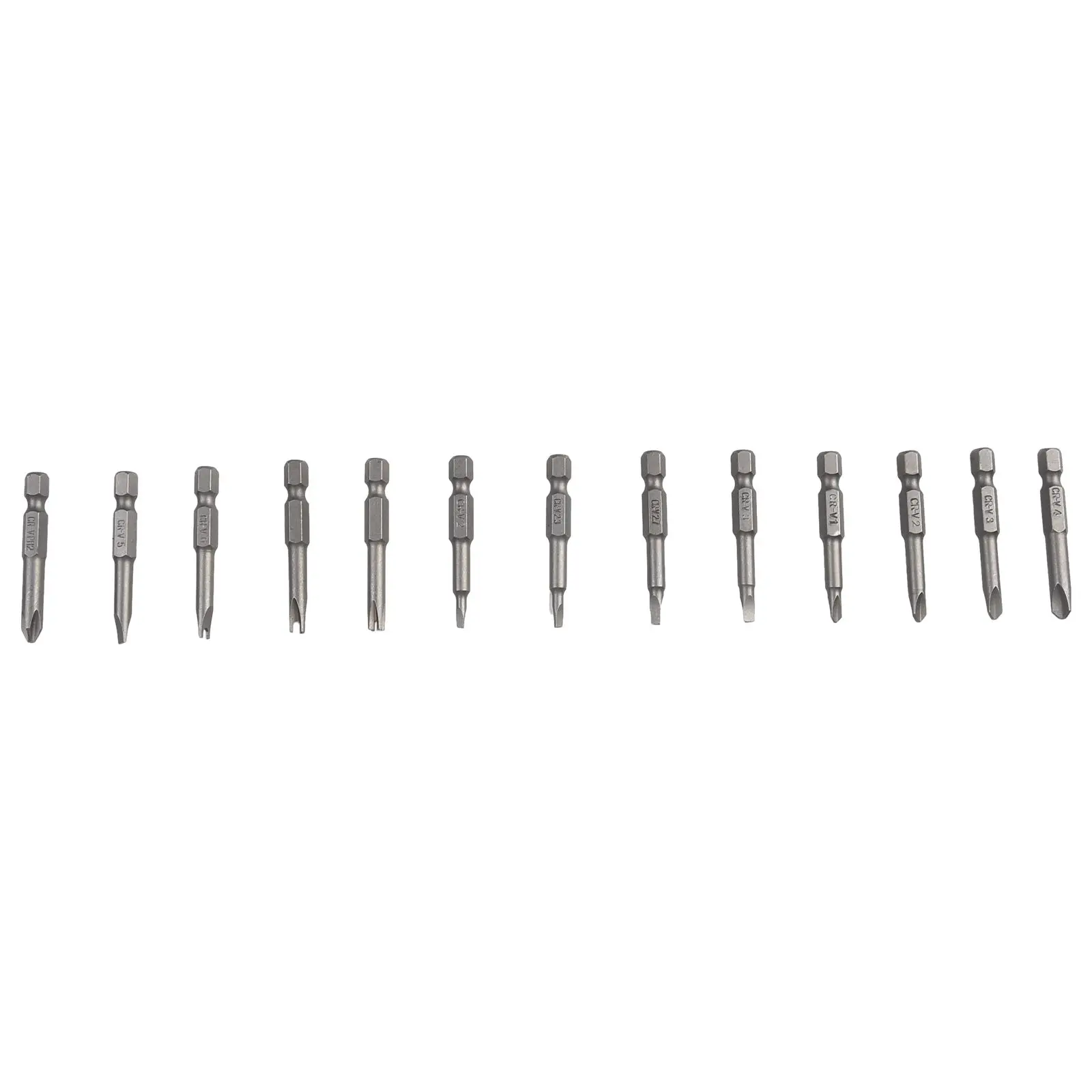 13PCS Special-shaped Screwdriver Bits Slotted Cross Triangle Batch Head U-Shaped Y-Type Three Points Screwdrivers Bit 50mm
13PCS Special-shaped Screwdriver Bits Slotted Cross Triangle Batch Head U-Shaped Y-Type Three Points Screwdrivers Bit 50mm