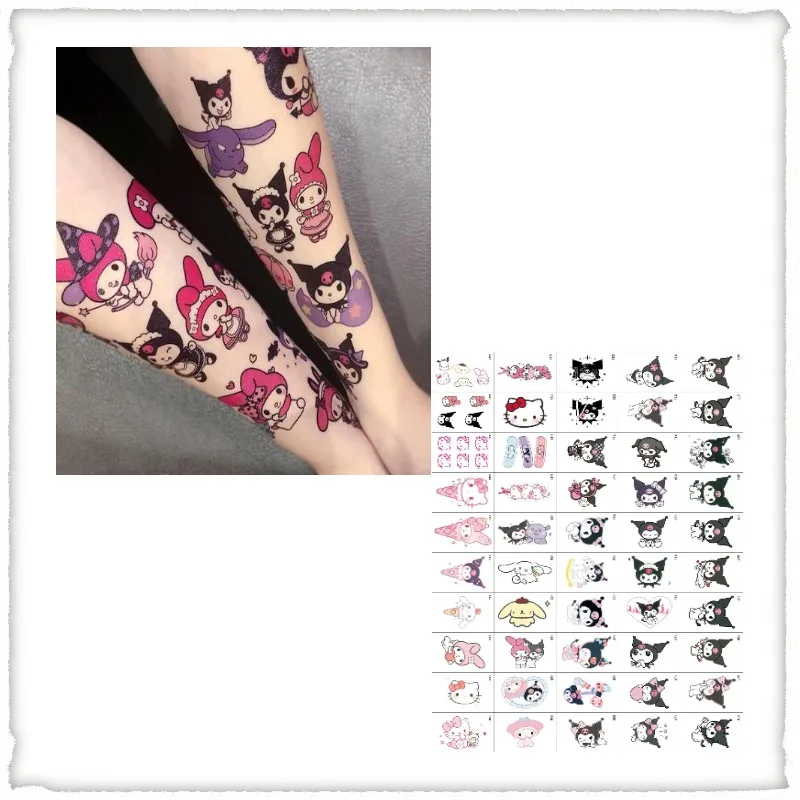 Kawaii Hello Kitty My Melody Cinnamoroll Kuromi KT Cartoon Student Waterproof Long Lasting Tattoo Sticker Washable Birthday Gift
Kawaii Hello Kitty My Melody Cinnamoroll Kuromi KT Cartoon Student Waterproof Long Lasting Tattoo Sticker Washable Birthday Gift