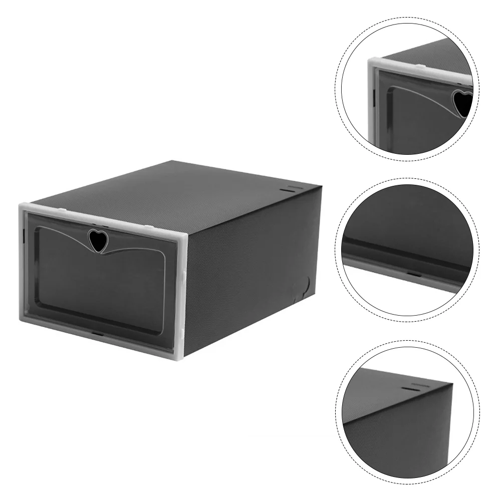 6pcs Black Shoe Boxes Stackable Shoe Storage Organizer Drawer Type Shoe Container Cabinet for Entryway Hallway Living Room
6pcs Black Shoe Boxes Stackable Shoe Storage Organizer Drawer Type Shoe Container Cabinet for Entryway Hallway Living Room