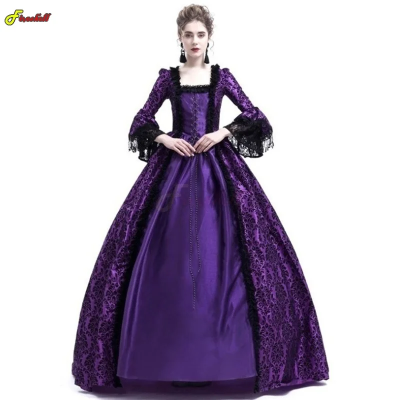 Vintage Medieval Palace Women Evening Party Dress Fancy Renaissance Pleuche Dress Retro Velvet Tailed Dress Party Costume
Vintage Medieval Palace Women Evening Party Dress Fancy Renaissance Pleuche Dress Retro Velvet Tailed Dress Party Costume