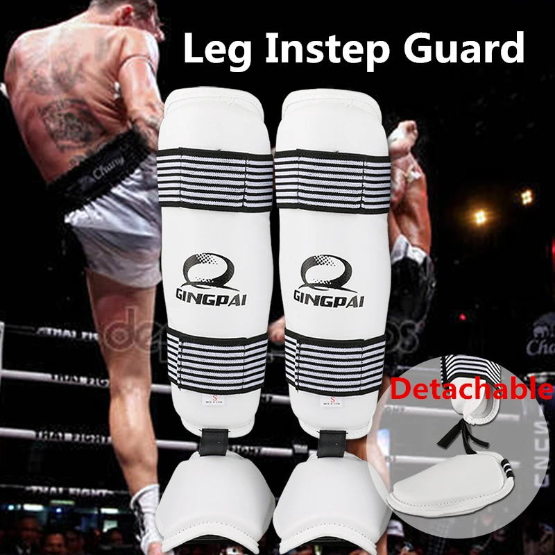

Съемные накладки на ногу тхэквондо, защита для ступней, защита для ног для бокса, съемная защита для ног для бокса, карата, голени