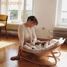 Baby Rocking Chair Soothe Baby Sleep Wooden Cradle Newborn Ergonomic Sleep Aid Breathable Soft Bionics Newborn Cotton Cushion
Baby Rocking Chair Soothe Baby Sleep Wooden Cradle Newborn Ergonomic Sleep Aid Breathable Soft Bionics Newborn Cotton Cushion
