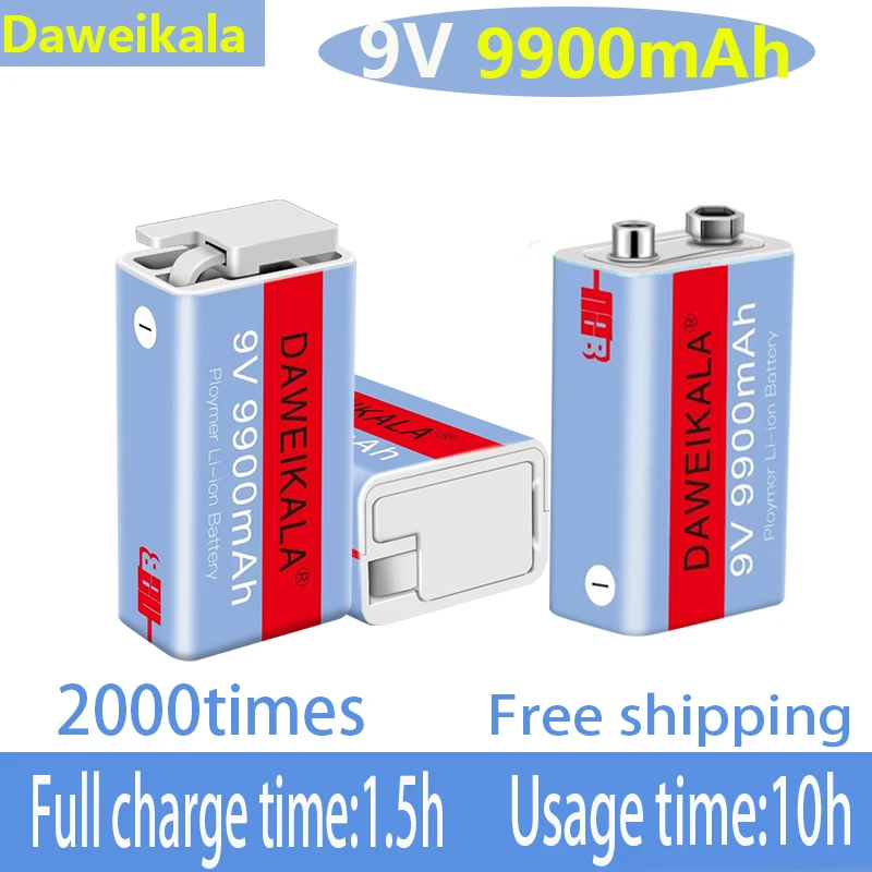 2024 9V 9900mAh lithium ion rechargeable battery USB battery 9V Li-ion battery hidden microphone toy remote control KTV Fan
2024 9V 9900mAh lithium ion rechargeable battery USB battery 9V Li-ion battery hidden microphone toy remote control KTV Fan