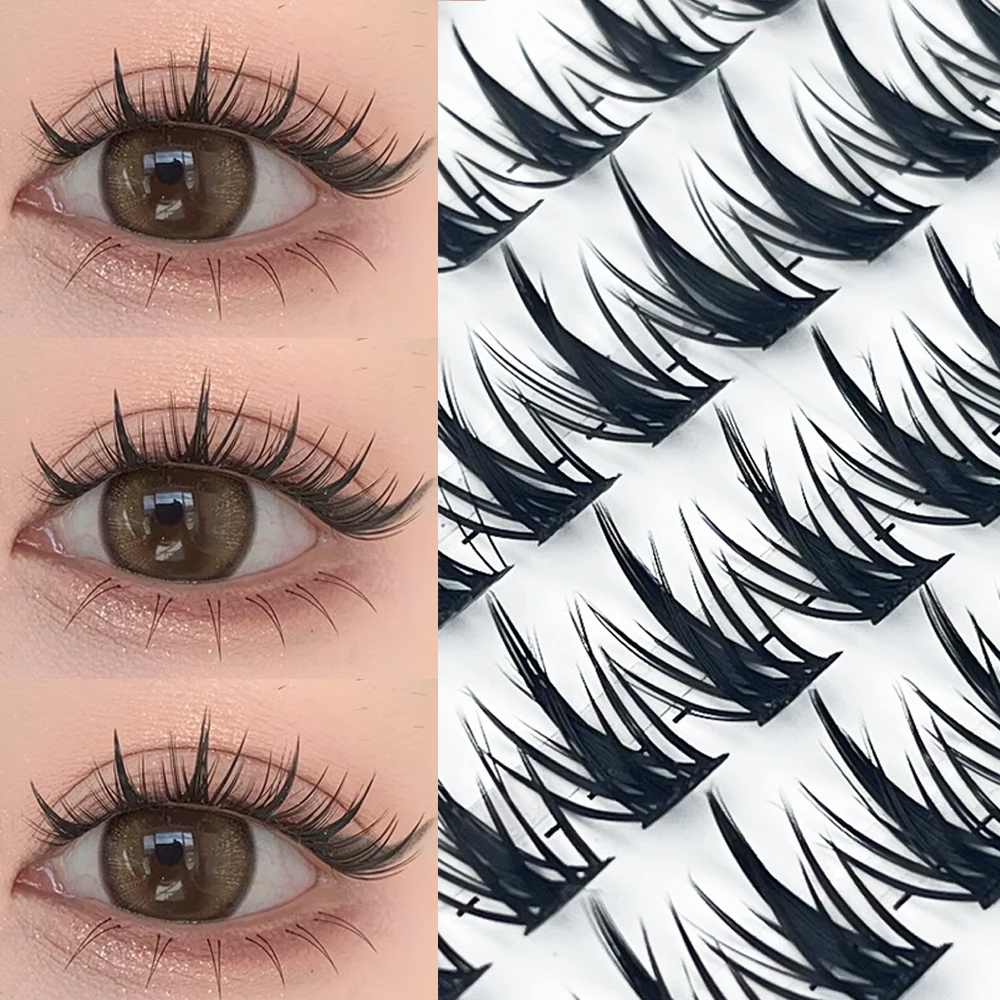 

1 box/160 Clusters 3D Mink Eyelashes Natural Eyelash Extensions Russian Individual Eyelash bundles Makeup Tools Lashes Wholesale