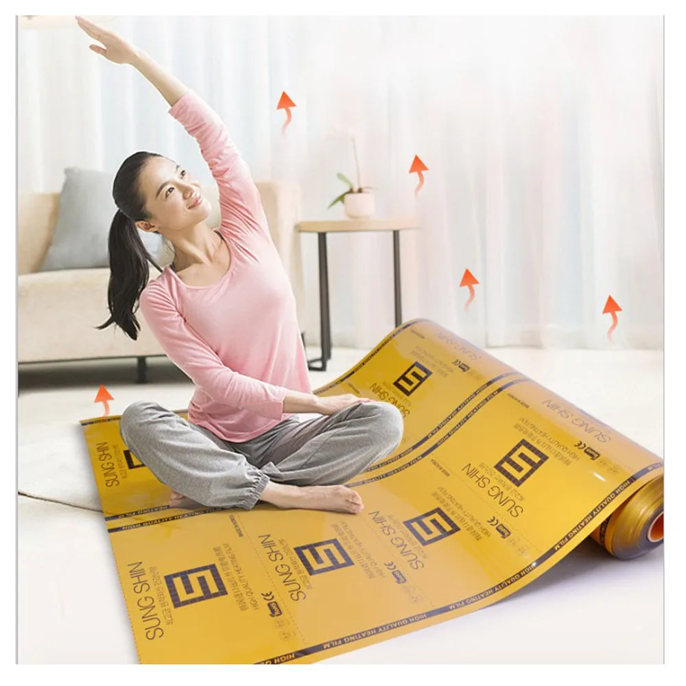 Warm Floor Infrared Heating Film 50cm Floor Warming Energy Saving Graphene PTC Heating Film Infrared Electric Mat 220V 230W
Warm Floor Infrared Heating Film 50cm Floor Warming Energy Saving Graphene PTC Heating Film Infrared Electric Mat 220V 230W