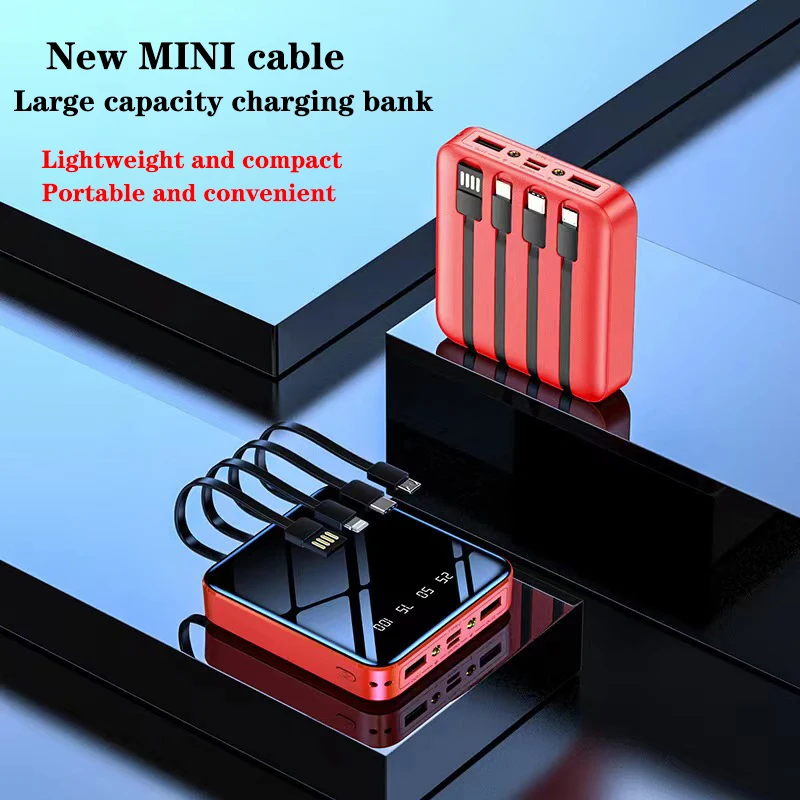 The latest built-in line fast charging 20000mAh power pack large-capacity mobile power supply universal 5V 2.1A fast charging
The latest built-in line fast charging 20000mAh power pack large-capacity mobile power supply universal 5V 2.1A fast charging