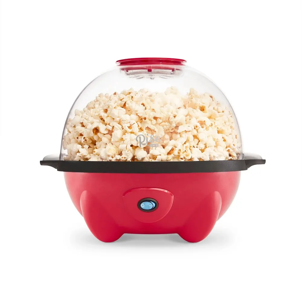 Rise By Dash 4.5 qt. Stirring Electric Popcorn Popper with Lid for Serving Bowl & Convenient Storage, 18 Cups – Red
Rise By Dash 4.5 qt. Stirring Electric Popcorn Popper with Lid for Serving Bowl & Convenient Storage, 18 Cups – Red