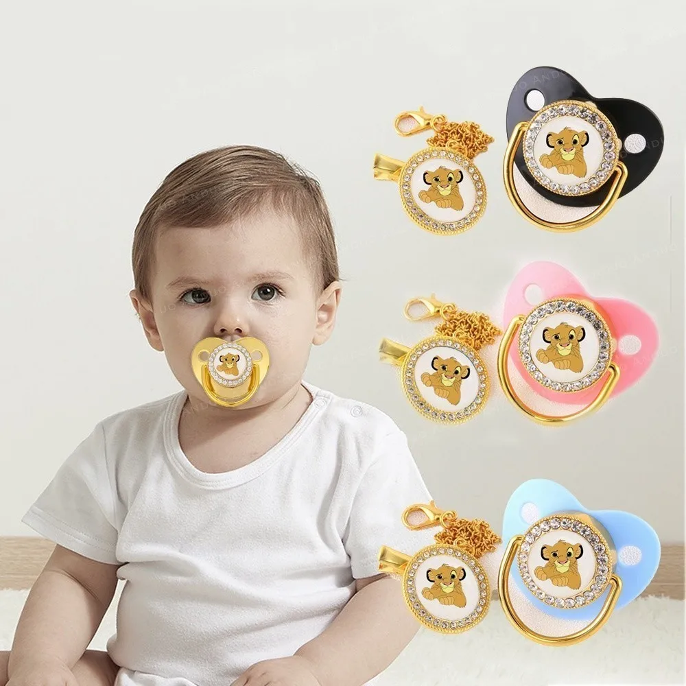 Cute Lion Design Silicone Baby Pacifier Set with Anti-Lost Chain and Dust Cover
Cute Lion Design Silicone Baby Pacifier Set with Anti-Lost Chain and Dust Cover