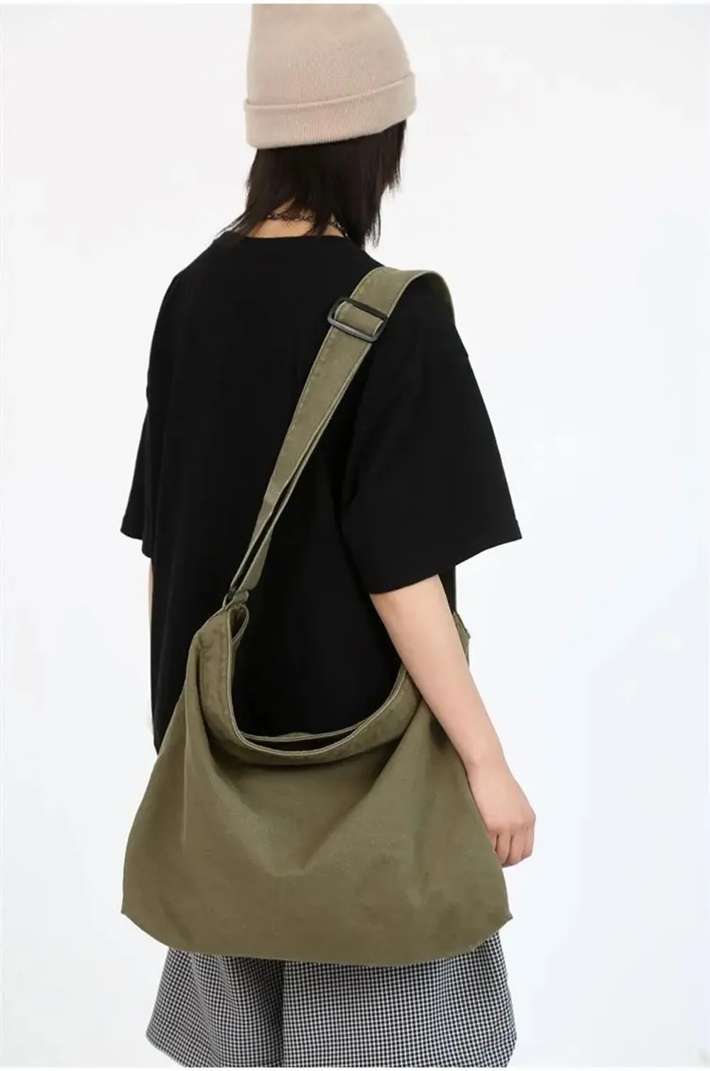 Women's Shoulder Bag Large Capacity Crossbody Bag for Woman 2025 New in Cotton Fashion Korean Female Student School Bag Handbag Women's Shoulder Bag Large Capacity Crossbody Bag for Woman 2025 New in Cotton Fashion Korean Female Student School Bag Handbag