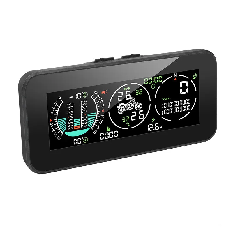 Motorcycle 3 IN 1 LCD Digital HUD GPS Speedometer Tachometer Slope Meter TPMS Universal Motorcycle Enthusiasts Must-have Tool
Motorcycle 3 IN 1 LCD Digital HUD GPS Speedometer Tachometer Slope Meter TPMS Universal Motorcycle Enthusiasts Must-have Tool
