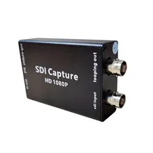1080P SDI to USB Video Capture Card uvc SDI input and USB output to the computer plug-and-play SDI to USB Adapter Converter
1080P SDI to USB Video Capture Card uvc SDI input and USB output to the computer plug-and-play SDI to USB Adapter Converter