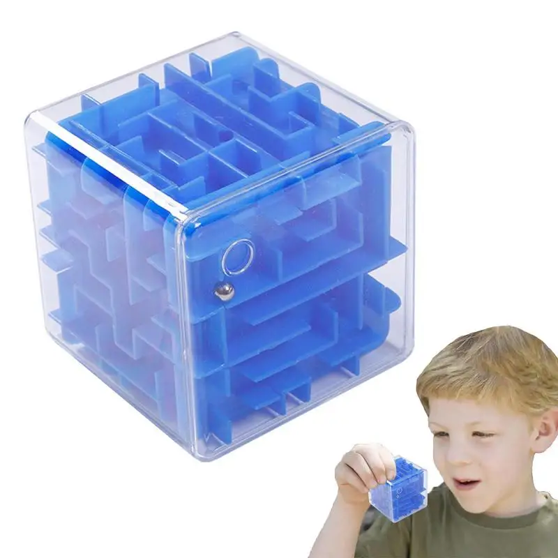 

Mini Maze Puzzle 3D Puzzle Maze Cube Gravity Mazes Ball Maze Puzzle Cube Ball Party Favors Brain Teaser Fidget Toy Puzzle Ball