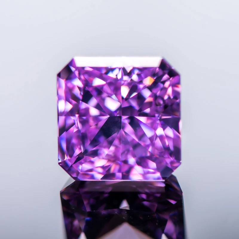 Cubic Zirconia Asscher Shape Purple Color 5A Grade 4k Crushed Ice Cut Charm Beads for DIY Jewelry Making Necklace Ring Materials
Cubic Zirconia Asscher Shape Purple Color 5A Grade 4k Crushed Ice Cut Charm Beads for DIY Jewelry Making Necklace Ring Materials