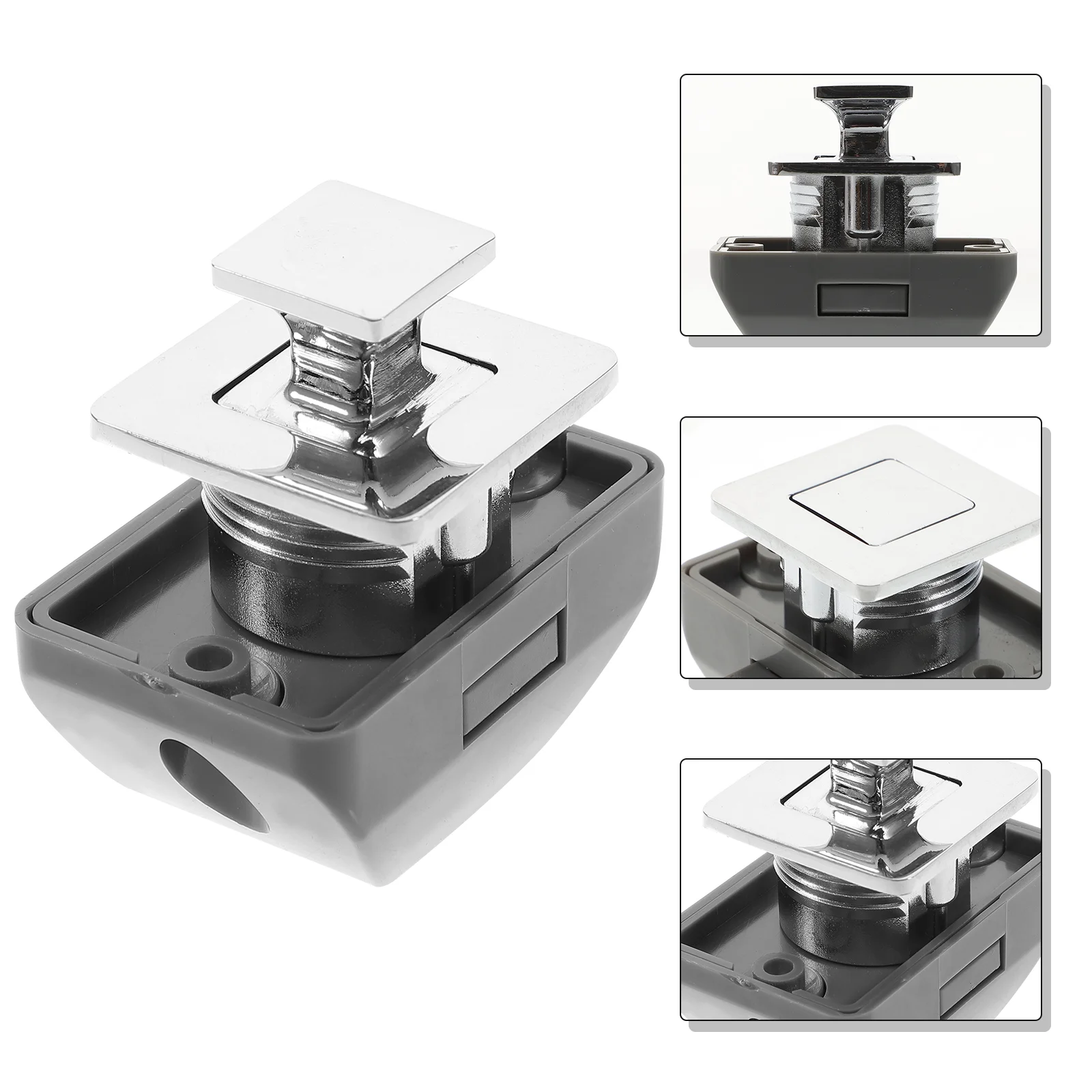 RV Handle Lock Latch for Door Cabinet Catch Latches Keyless Zinc Alloy Push Button
RV Handle Lock Latch for Door Cabinet Catch Latches Keyless Zinc Alloy Push Button