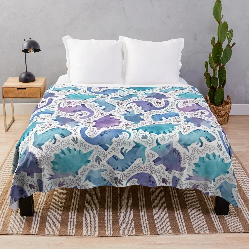 Watercolor dinosaur purple and blue on navy Throw Blanket Luxury Thicken Cute Thermal Blankets For Sofas Bed linens Blankets
Watercolor dinosaur purple and blue on navy Throw Blanket Luxury Thicken Cute Thermal Blankets For Sofas Bed linens Blankets