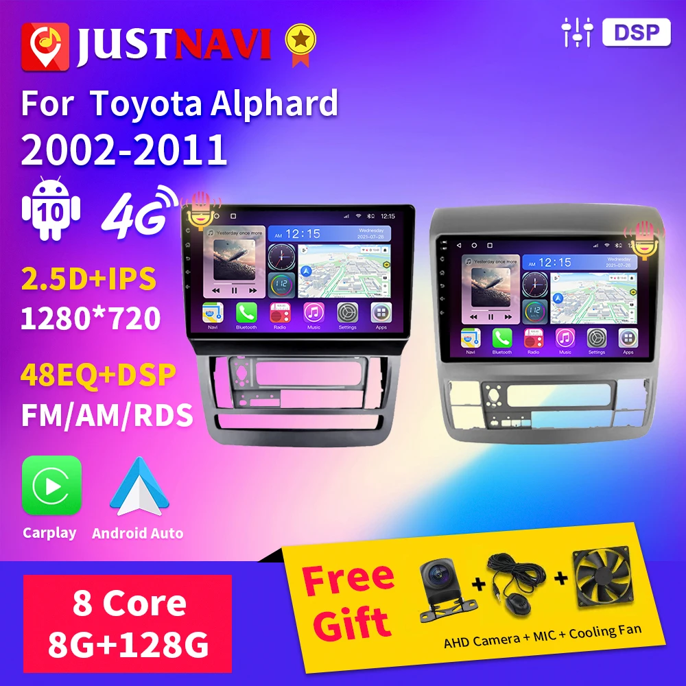 JUSTNAVI 2 Din Android Car Radio Multimedia Carplay For Toyota Alphard 2002 -2011 GPS No DVD 4G WIFI Autoradio GPS Navigation
JUSTNAVI 2 Din Android Car Radio Multimedia Carplay For Toyota Alphard 2002 -2011 GPS No DVD 4G WIFI Autoradio GPS Navigation
