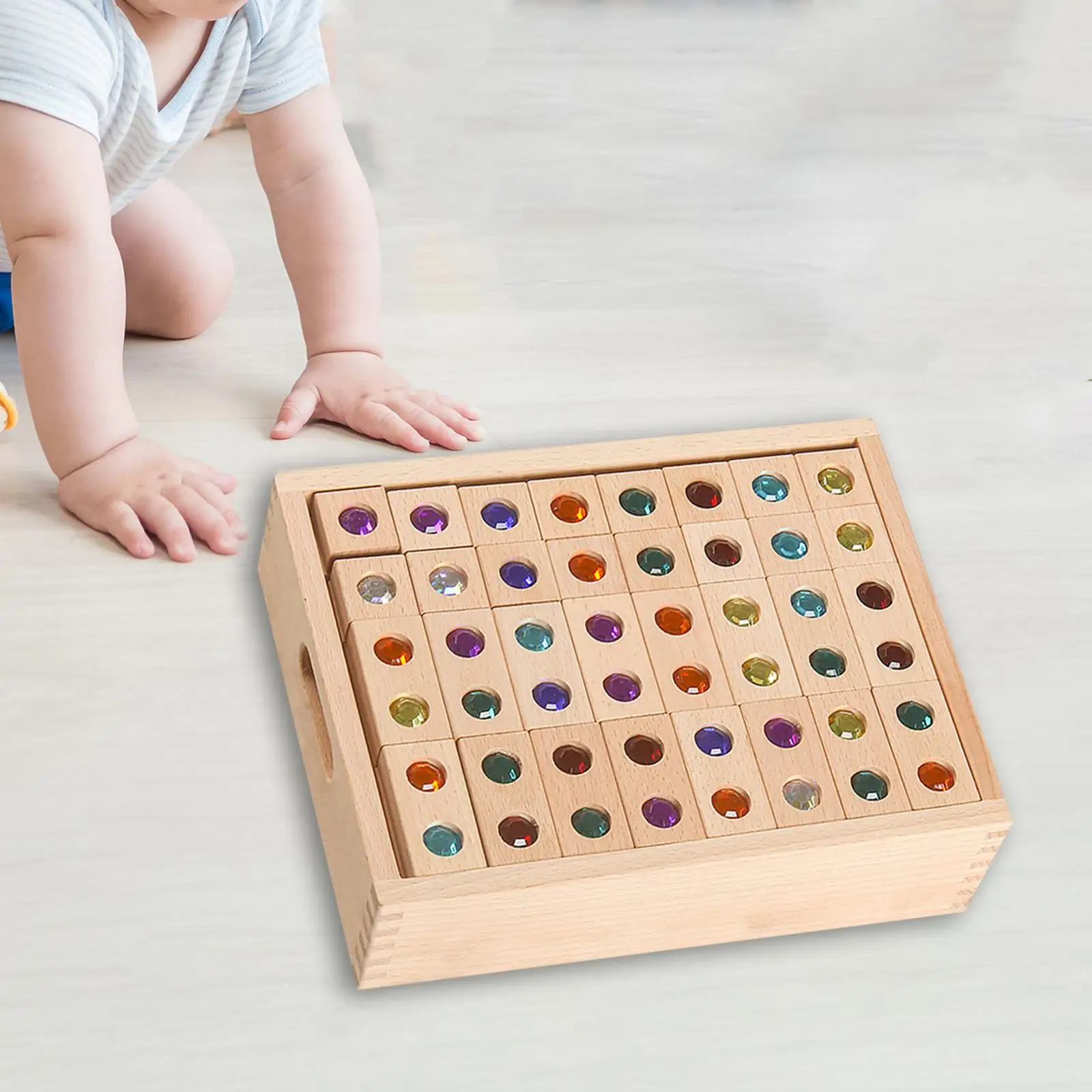 128 Pieces Wooden Stacking Blocks Colorful Preschool Learning Rainbow Stacking Game for Preschool Kids Children Toddlers Baby
128 Pieces Wooden Stacking Blocks Colorful Preschool Learning Rainbow Stacking Game for Preschool Kids Children Toddlers Baby