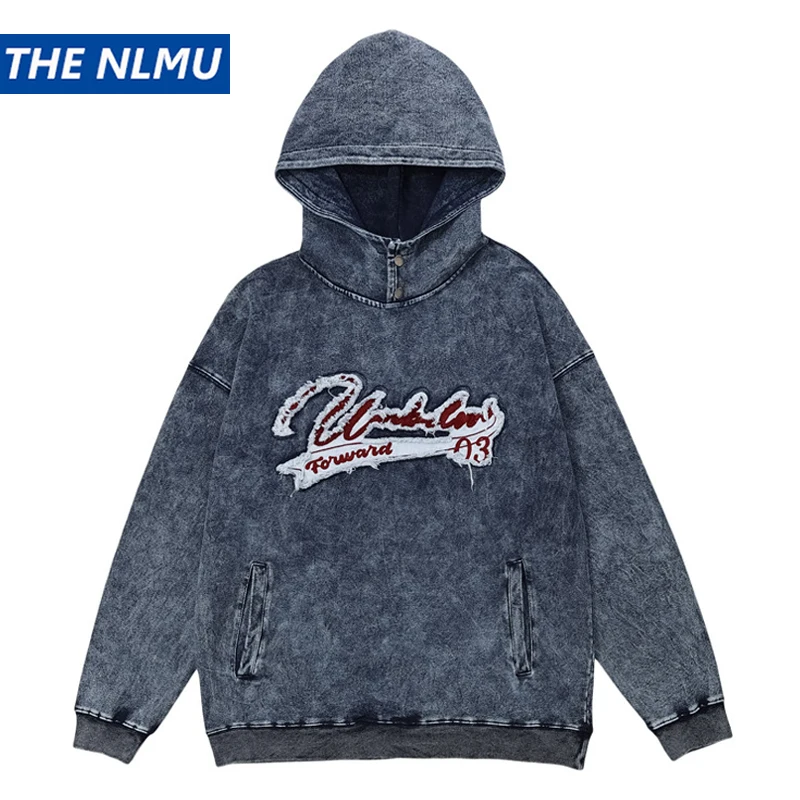 Hip Hop Streetwear Jeans Hoodie Denim Coat Men Vintage Washed Stand Collar Hooded Pullover 2023 Men Harajuku Cotton Hoodies
Hip Hop Streetwear Jeans Hoodie Denim Coat Men Vintage Washed Stand Collar Hooded Pullover 2023 Men Harajuku Cotton Hoodies