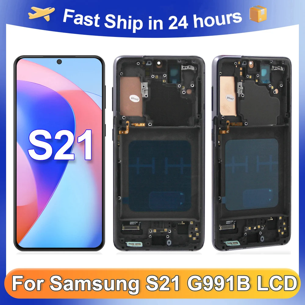 S21 5G 6.2''For Samsung For AMOLED G991 G991B G991W G991U LCD Display Touch Screen Digitizer Assembly Replacement
S21 5G 6.2''For Samsung For AMOLED G991 G991B G991W G991U LCD Display Touch Screen Digitizer Assembly Replacement