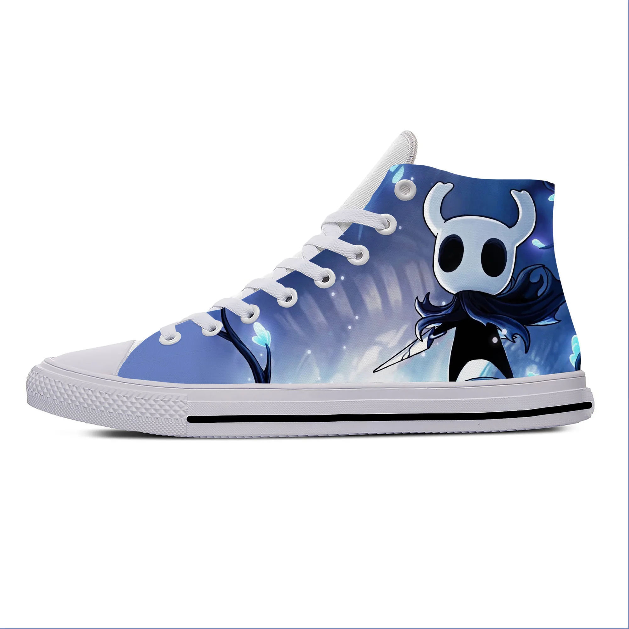 

Anime Cartoon Game Ghost Hollow Knight Cool Funny Casual Cloth Shoes High Top Lightweight Breathable 3D Print Men Women Sneakers