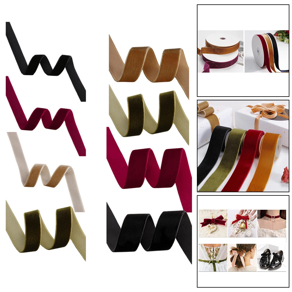 10Yards Velvet Ribbon Handmade Wedding Party Decoration Ribbon For Gift Wrapping Diy Holiday Ornaments Polyester 4colors
10Yards Velvet Ribbon Handmade Wedding Party Decoration Ribbon For Gift Wrapping Diy Holiday Ornaments Polyester 4colors