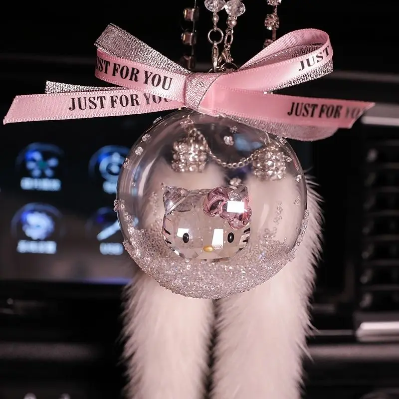 Sanrio Hello Kitty Kawaii Anime Car Interior Decoration Car Pendant Rear View Mirror Decoration Crystal Ball Car Accessories Hot
Sanrio Hello Kitty Kawaii Anime Car Interior Decoration Car Pendant Rear View Mirror Decoration Crystal Ball Car Accessories Hot