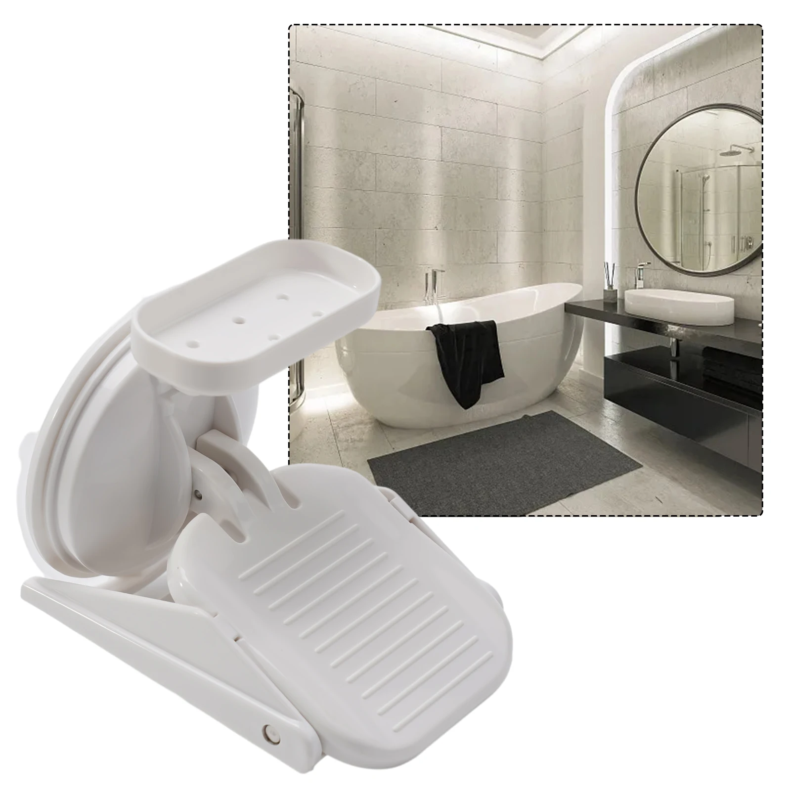 1PCS Shower Foot Rest stand bathroom Shower Mat pedal bath Suction Cup ABS stainless Steel Bathroom Bath Foot Pedal Brand Tools
1PCS Shower Foot Rest stand bathroom Shower Mat pedal bath Suction Cup ABS stainless Steel Bathroom Bath Foot Pedal Brand Tools