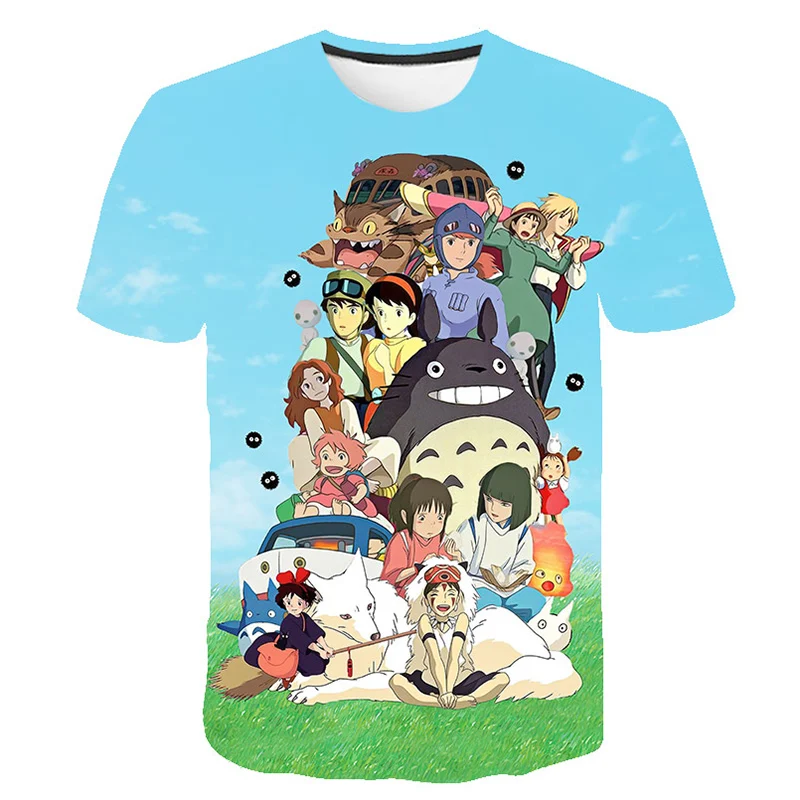 Anime Studio Ghibli spirited away 3D Printed Children t shirt Totoro Harajuku Short sleeve shirt Summer street Casual tshirt
Anime Studio Ghibli spirited away 3D Printed Children t shirt Totoro Harajuku Short sleeve shirt Summer street Casual tshirt
