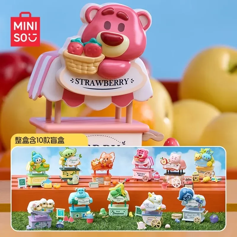 Новый Miniso, знаменитый продукт, Disney Pixar, клубничный медведь, трехглазный фруктовый рынок, зернистая фигурка, модный игрушечный орнамент
Новый Miniso, знаменитый продукт, Disney Pixar, клубничный медведь, трехглазный фруктовый рынок, зернистая фигурка, модный игрушечный орнамент