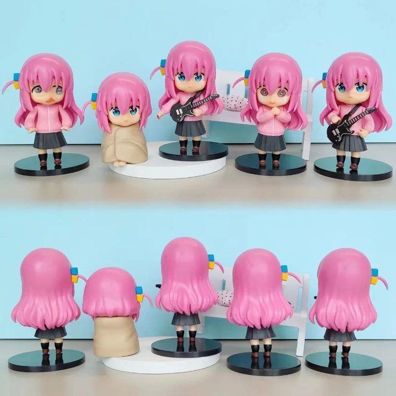 

BOCCHI THE ROCK Gotoh Hitori Figure Anime Figure Q Version Anime Dolls Model Kawaii Girls Anime Figurine Collection Gift Toy