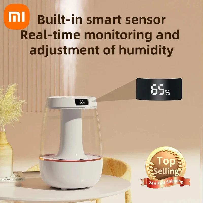 Увлажнитель воздуха Xiaomi 3L с двойным распылителем, USB, аромаувлажнитель, домашние увлажнители воздуха, очиститель воздуха с дисплеем влажности, Настольный увлажнитель
Увлажнитель воздуха Xiaomi 3L с двойным распылителем, USB, аромаувлажнитель, домашние увлажнители воздуха, очиститель воздуха с дисплеем влажности, Настольный увлажнитель