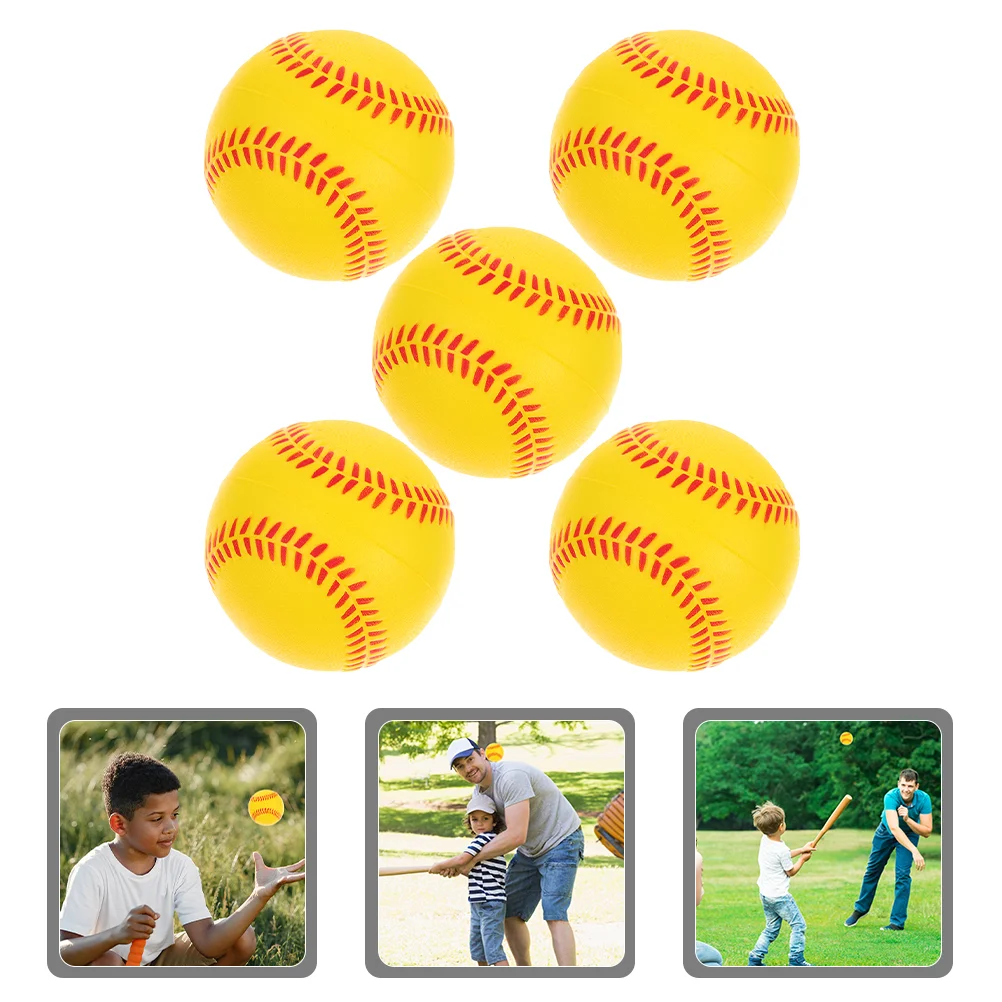 

Baseball Baseballs Soft Ball Training Balls Practice Hitting Sports Batting Catching Teenager Softball Foam Weighted Perimeter