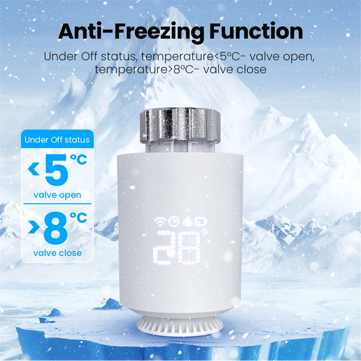 Tuya ZigBee Thermostat Radiator Actuator,Smart TRV Thermostatic Valve Temperature Controller for Alexa Home
Tuya ZigBee Thermostat Radiator Actuator,Smart TRV Thermostatic Valve Temperature Controller for Alexa Home