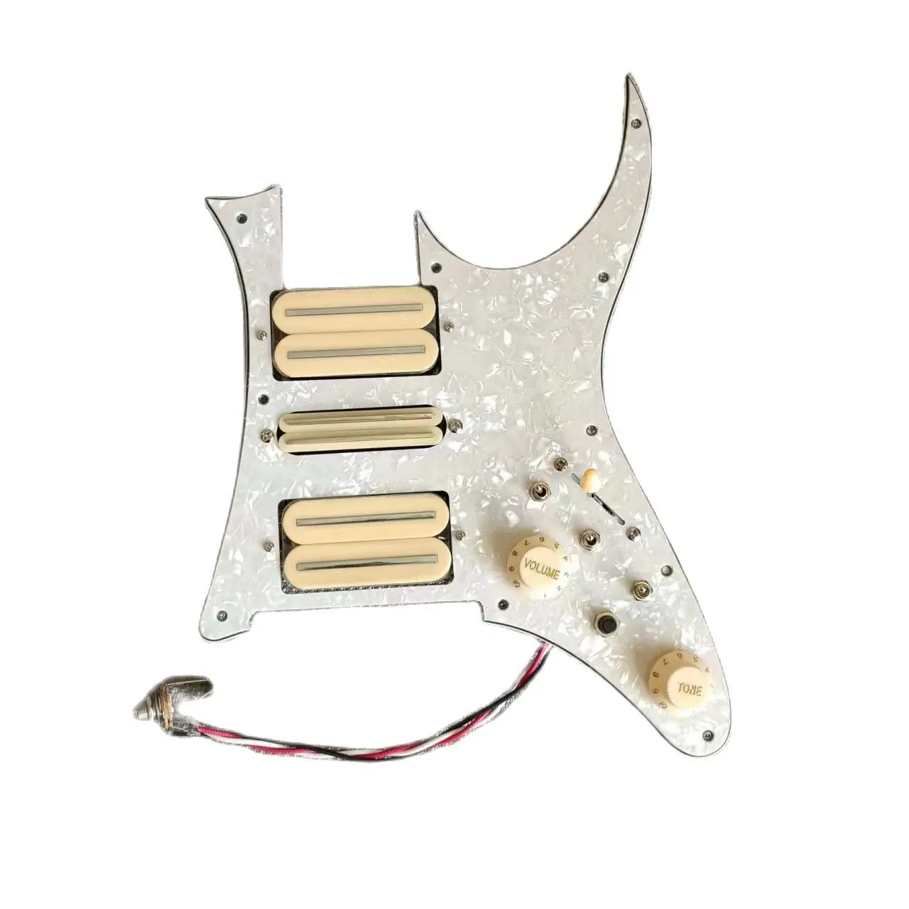 Prewired HSH Pickguard High Output DCR Humbucker Pickups Multifunction Split Coil Switch Welding Harness
Prewired HSH Pickguard High Output DCR Humbucker Pickups Multifunction Split Coil Switch Welding Harness