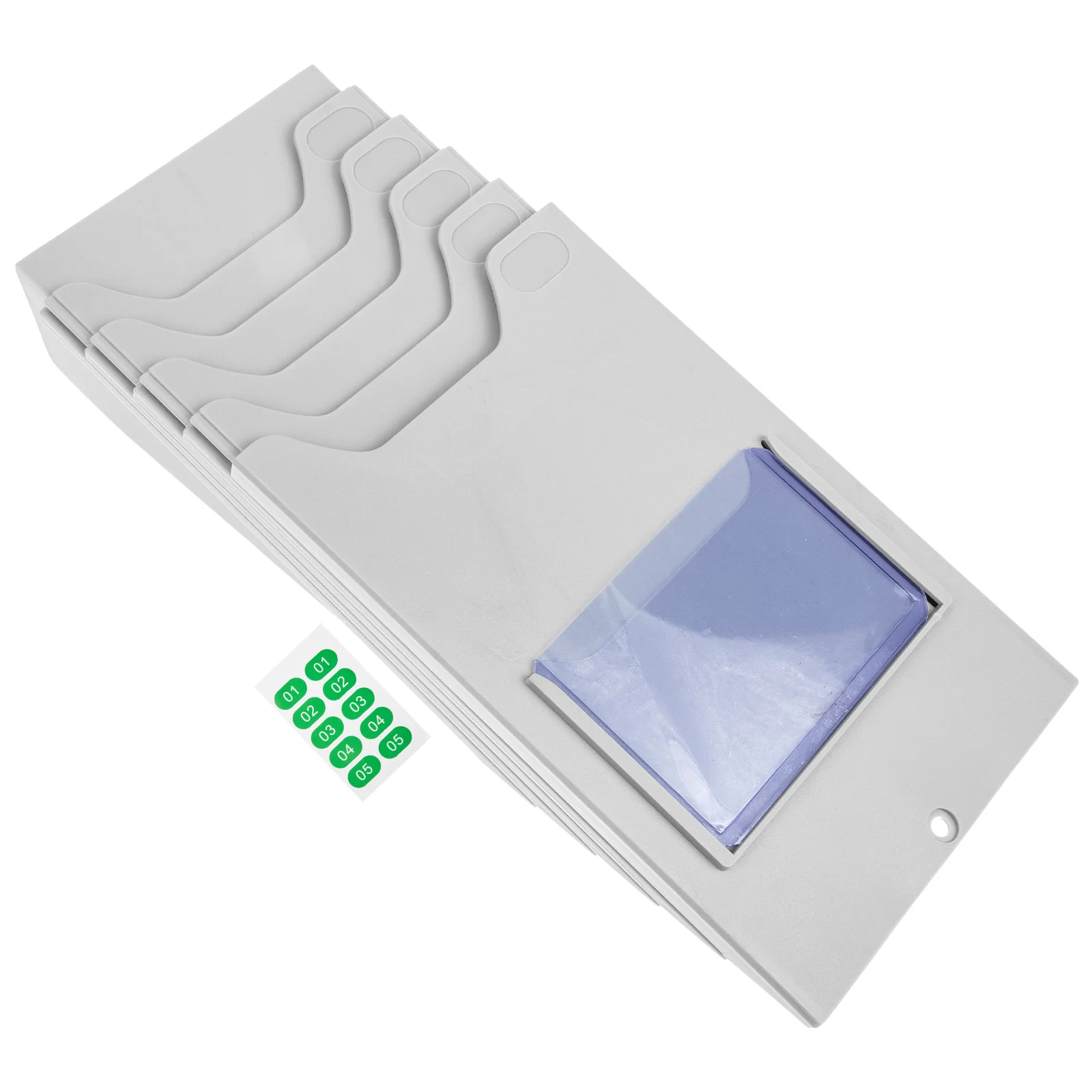 Material Card Rack Information Storage Shelves Scalable Time Wall Holder Plastic Staff Shelf
Material Card Rack Information Storage Shelves Scalable Time Wall Holder Plastic Staff Shelf