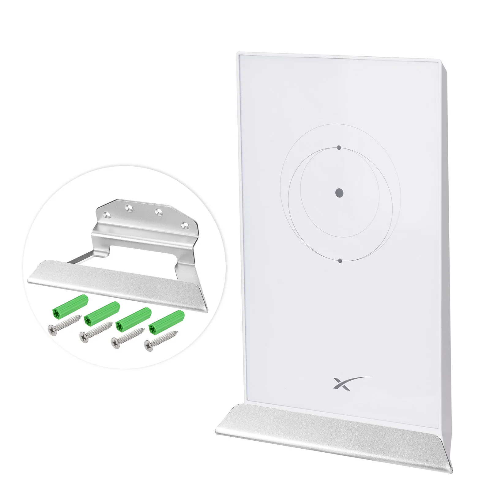 Superbat Satellite Brackets Router Holder - Wall Mountable (Silver) Compatible with Starlink Mesh WiFi Router V2
Superbat Satellite Brackets Router Holder - Wall Mountable (Silver) Compatible with Starlink Mesh WiFi Router V2