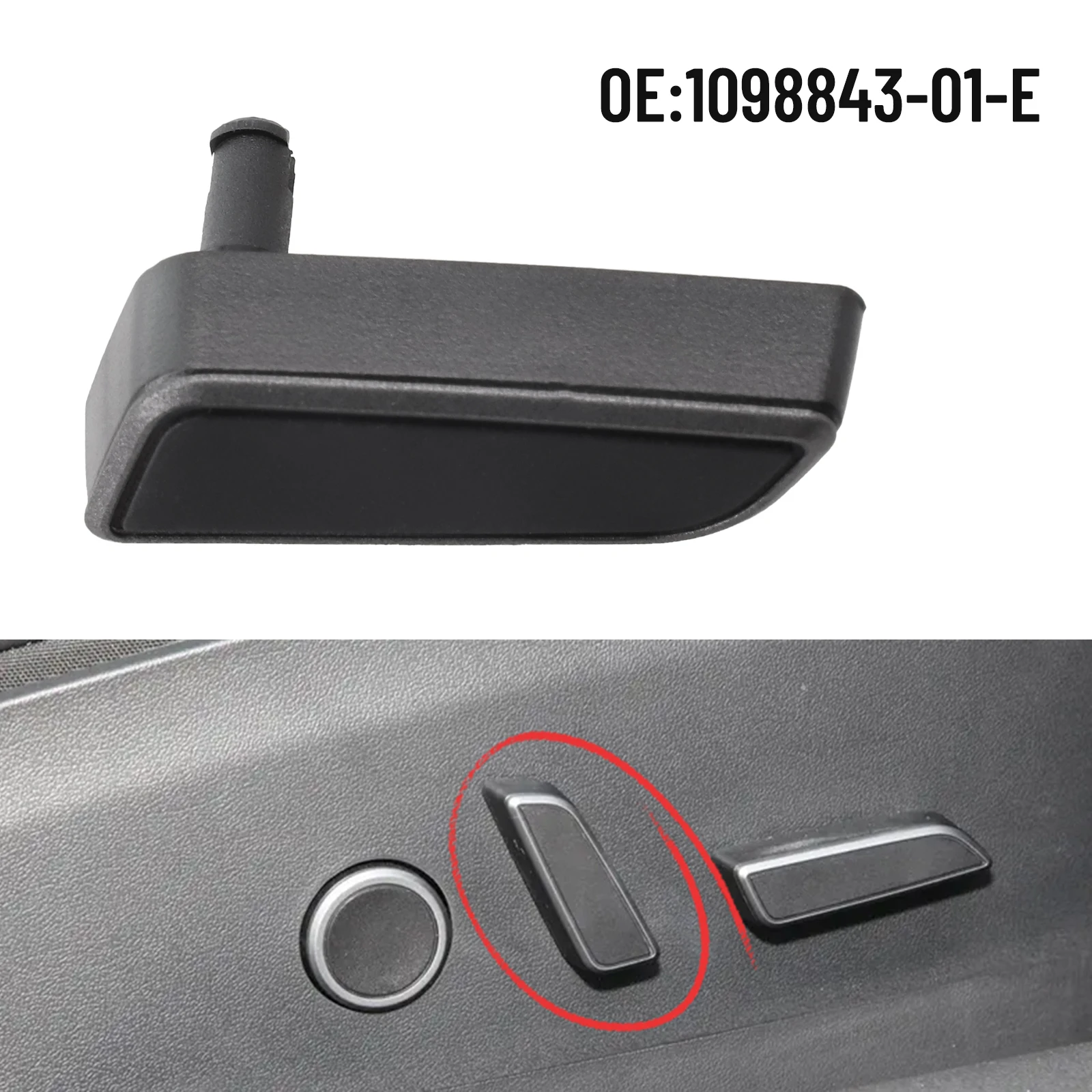 

Reliable Replacement Car Seats Backrest Forward Switch Button for Tesla for Model 3 2021 2023 Easy and Quick Installation