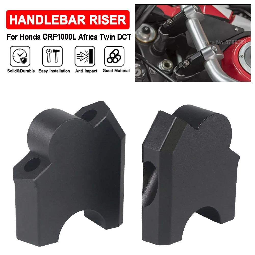 For Honda CRF1000L Africa Twin DCT 2016 2017 2018 2019 2020 Motorcycle Handlebar Riser Up Back Higher Extend Adapter Bracket Kit
For Honda CRF1000L Africa Twin DCT 2016 2017 2018 2019 2020 Motorcycle Handlebar Riser Up Back Higher Extend Adapter Bracket Kit