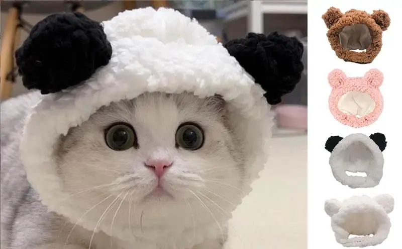 Pet Bear Headwear Warm Bear Hat Grooming Puppy tools Christmas Party headwear breathable small kitten costumes for puppies cats
Pet Bear Headwear Warm Bear Hat Grooming Puppy tools Christmas Party headwear breathable small kitten costumes for puppies cats