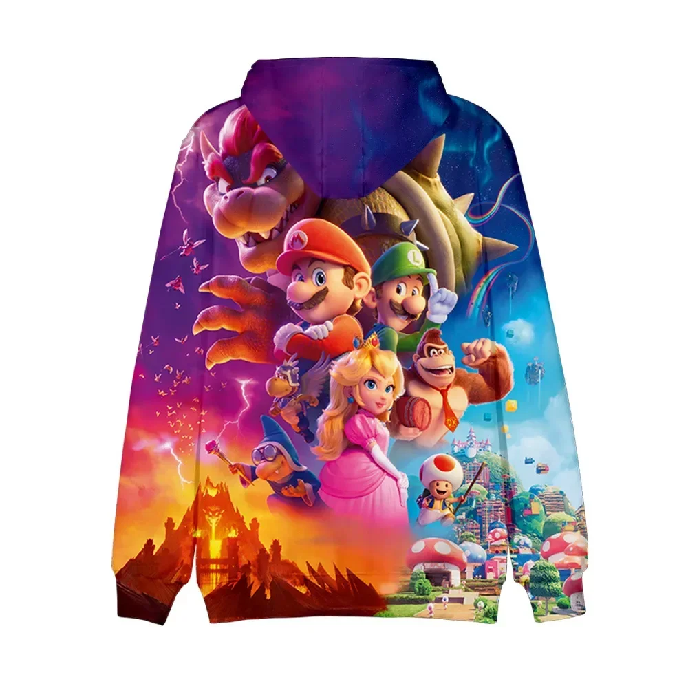 Super Mario Bros. Super Mario Mario Casual Pullover Hooded Sweatshirt Clothes Girls From 2 To 7 Years Children's Clothing
Super Mario Bros. Super Mario Mario Casual Pullover Hooded Sweatshirt Clothes Girls From 2 To 7 Years Children's Clothing