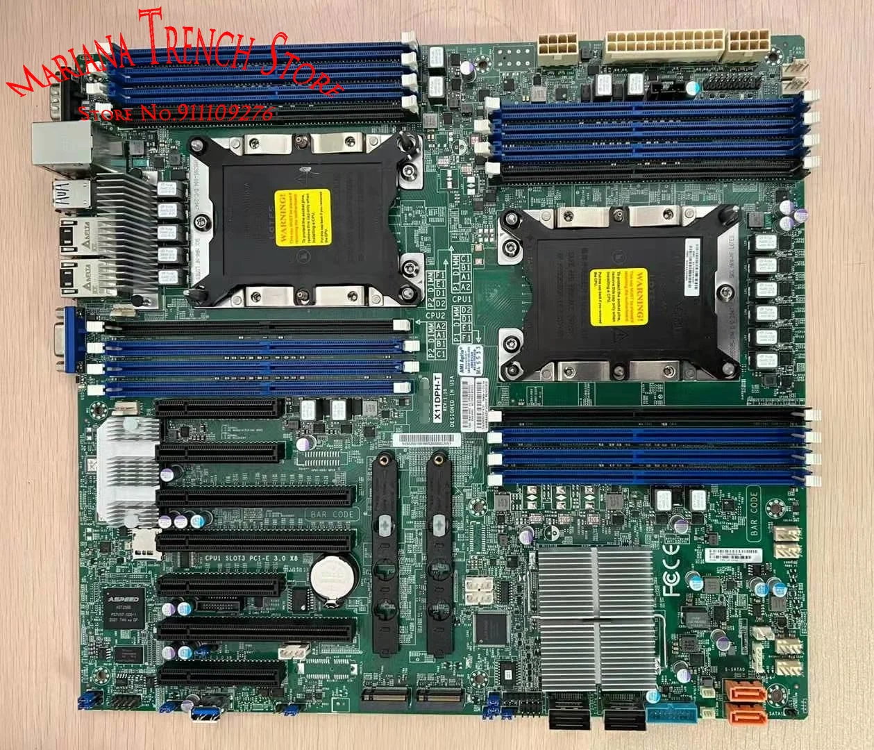 

X11DPH-T for Supermicro Motherboard Xeon Scalable Processors LGA-3647 DDR4 7 PCI-E 3.0 Slots Dual LAN with 10GBase-T