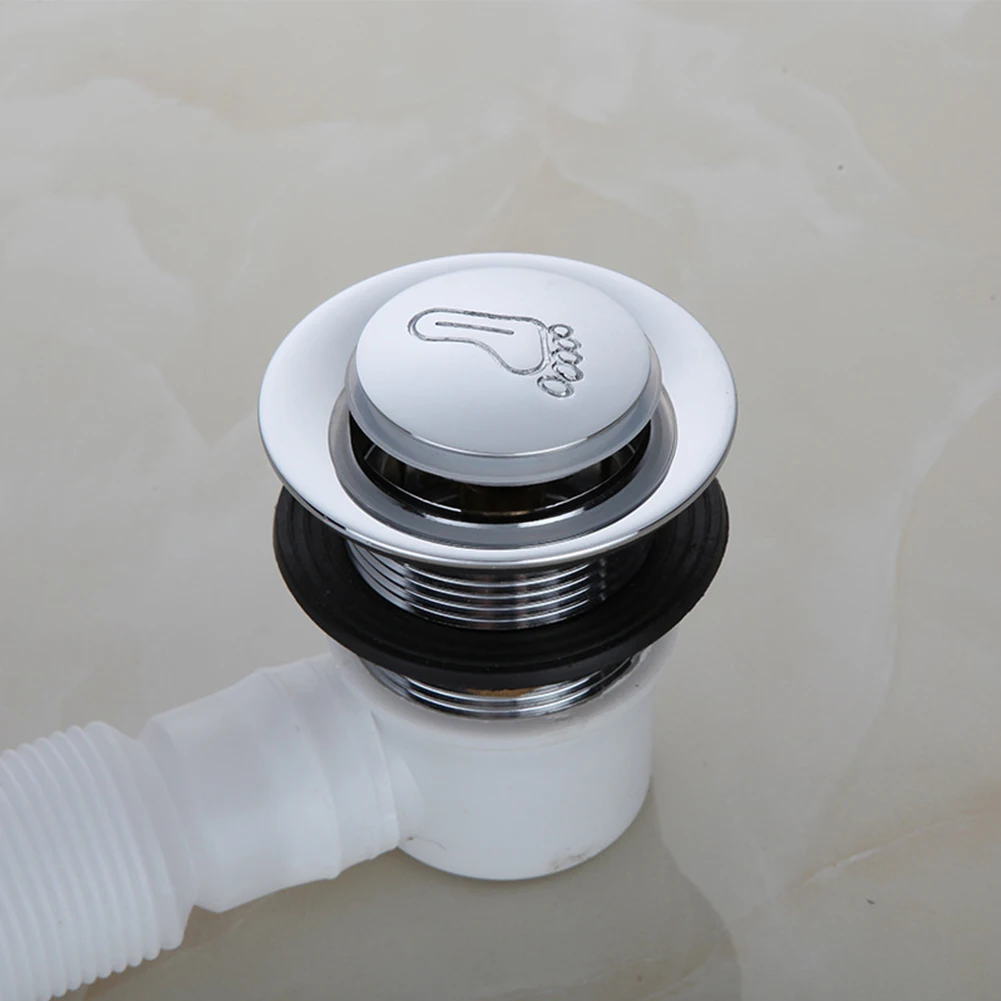 Brand New High Quality Accessories Pop Up Drain Easy To Install Alloy+Brass+Plastic Bathroom Bathtub Drain Plug
Brand New High Quality Accessories Pop Up Drain Easy To Install Alloy+Brass+Plastic Bathroom Bathtub Drain Plug