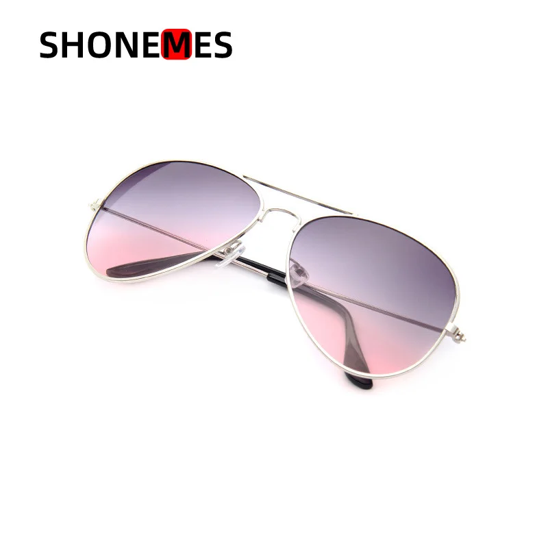 

Мужские и женские пляжные очки-авиаторы ShoneMes, двухцветные солнцезащитные очки-авиаторы с градиентом и металлической оправой, уличные солнцезащитные очки унисекс с защитой UV400